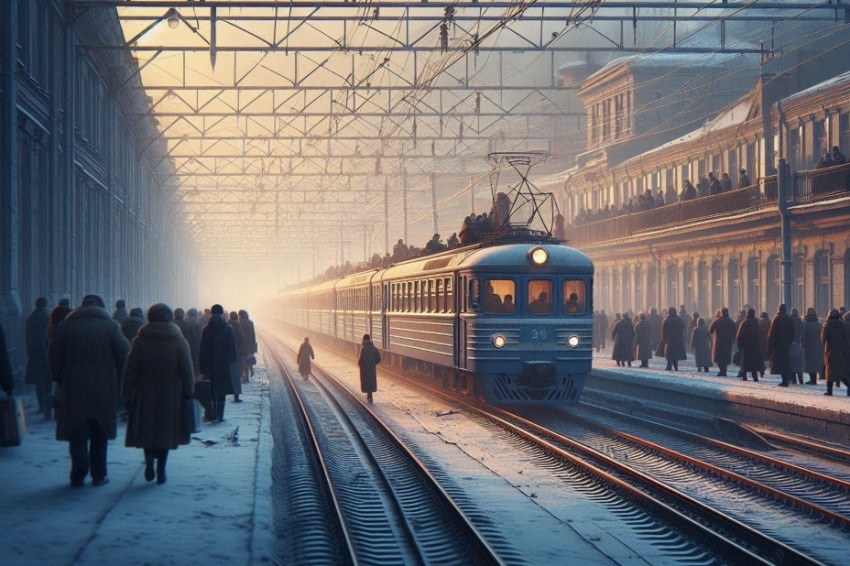 В первом триместре 2025 года объемы пригородного пассажирского транспорта на Северной железнодорожной линии увеличились на 1,7%