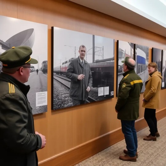 В предверии празднования Дня железнодорожника в Ярославле была организована фотовыставка, которая посвящена трудящимся.