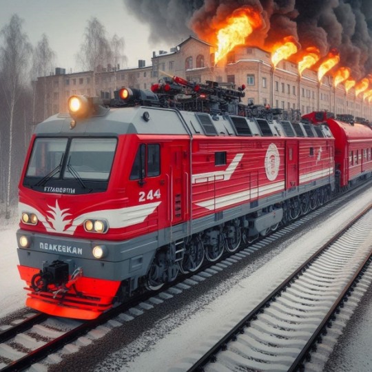 В предверии сезона повышенной пожароопасности, Свердловская железнодорожная компания оборудовала специальные пожарные составы.