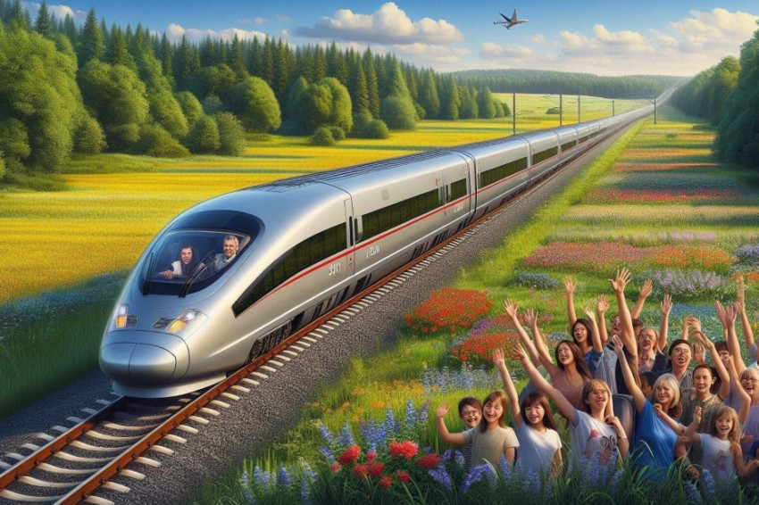 В Самарской области первый поезд 