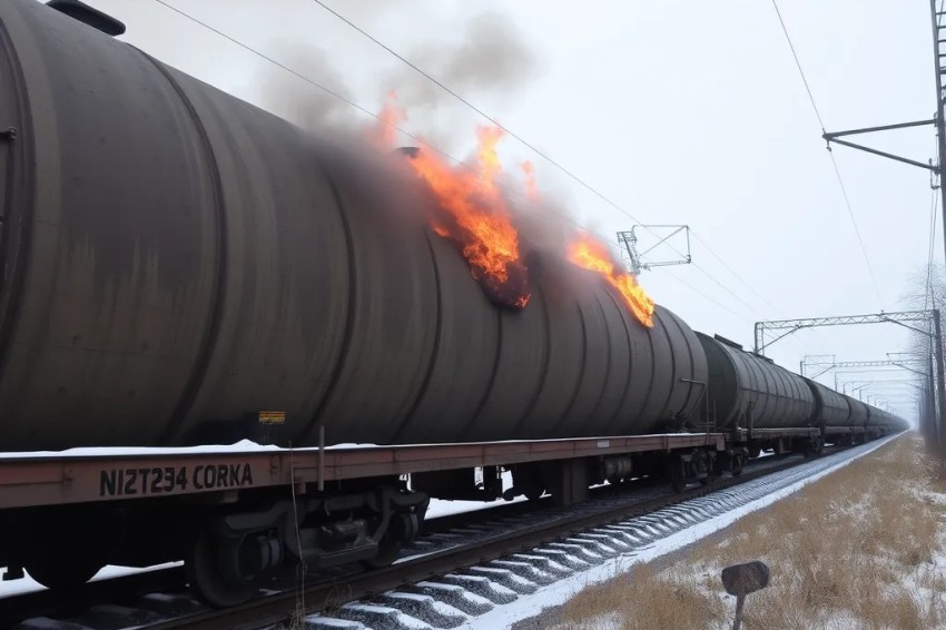 В связи с инцидентом с грузовыми вагонами в Пензенской области, пассажирские поезда были перенаправлены по альтернативному маршруту.