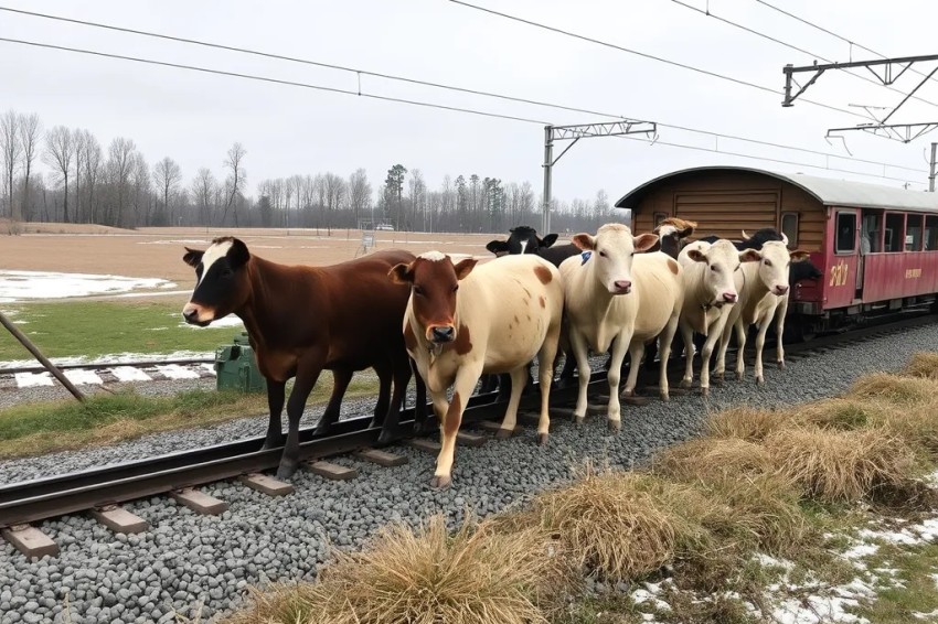 В течение семи месяцев 2025 года, около 22,5 тыс. животных были перевезены на поездах Уральского отделения АО «ФПК», сопровождаемые их владельцами.