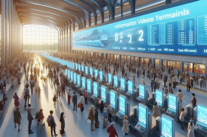 В течение пяти месяцев текущего года на станциях Юго-Восточной железнодорожной линии пассажиры сделали примерно 3 тыс. вызовов через информационные видеотерминалы.