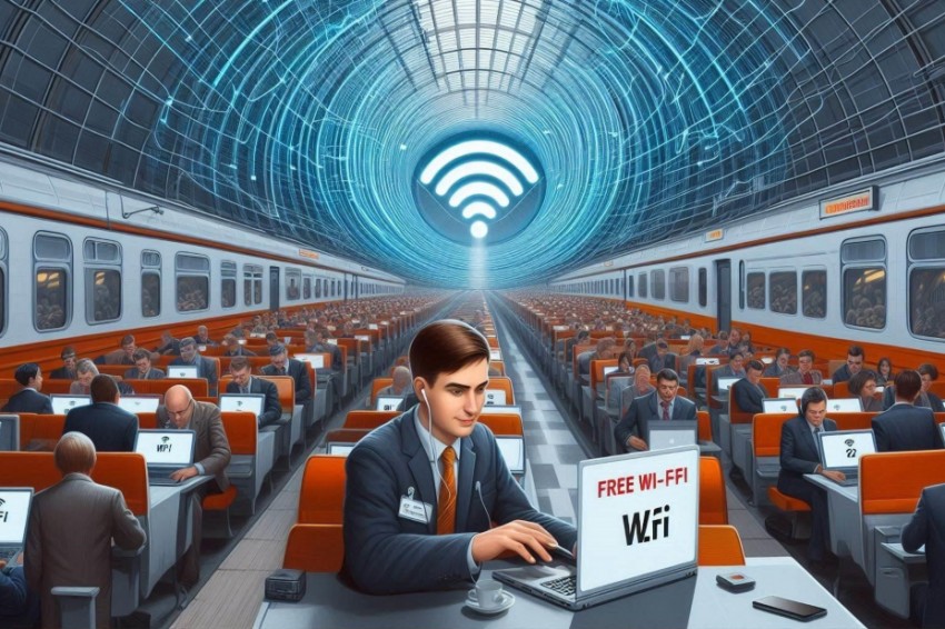 В течение первых четырех месяцев этого года, объем интернет-трафика через бесплатный Wi-Fi на станциях Юго-Восточной железной дороги увеличился на 26%