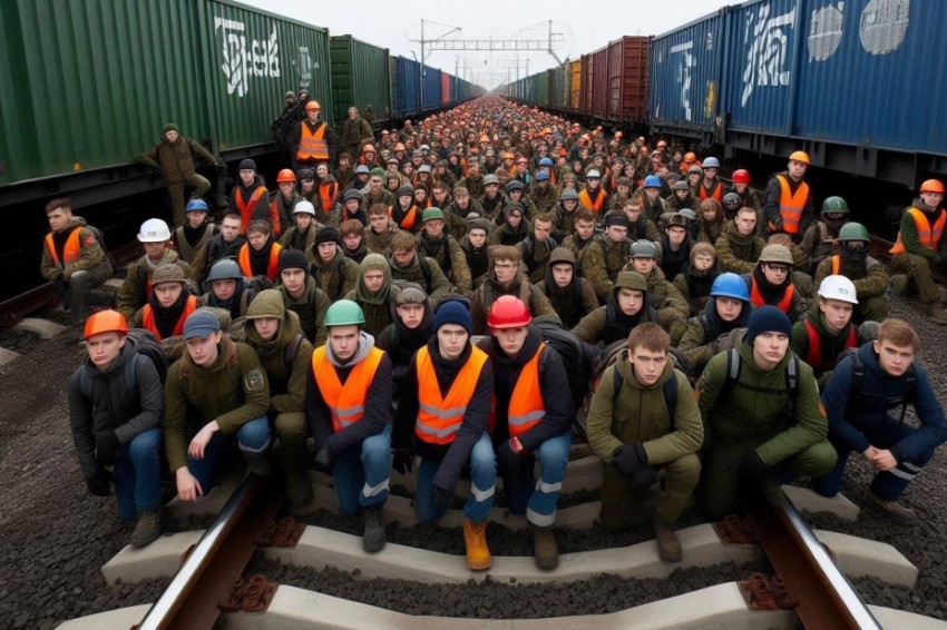 В теплое время года на Калининградской железнодорожной линии будут работать свыше 100 участников студенческих строительных отрядов.