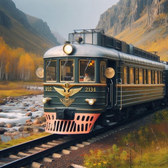 В туристическом ретропоезде 