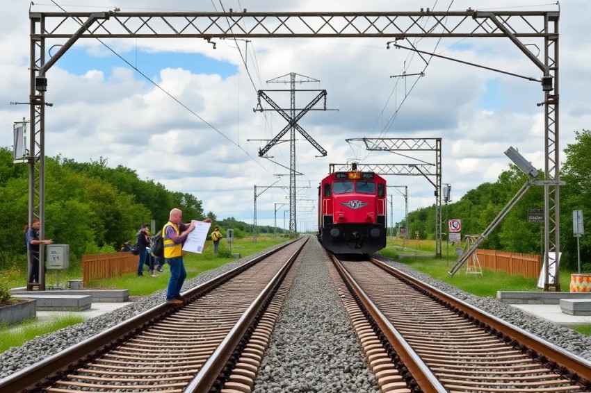 В ходе ремонтных работ на Московской железной дороге с начала путевой кампании было восстановлено примерно 300 км железнодорожных путей.