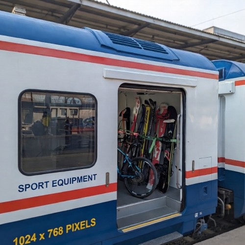 Вагоны для перевозки спортивного инвентаря: лыжи, сноуборды, велосипеды