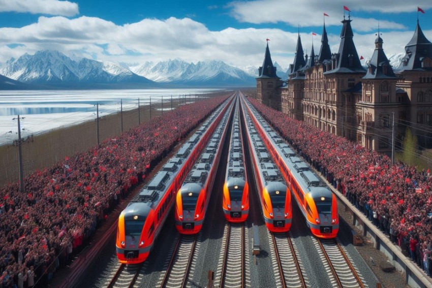 Во время майских торжеств, на линии Красноярской железнодорожной сети планируется увеличение числа электричек.