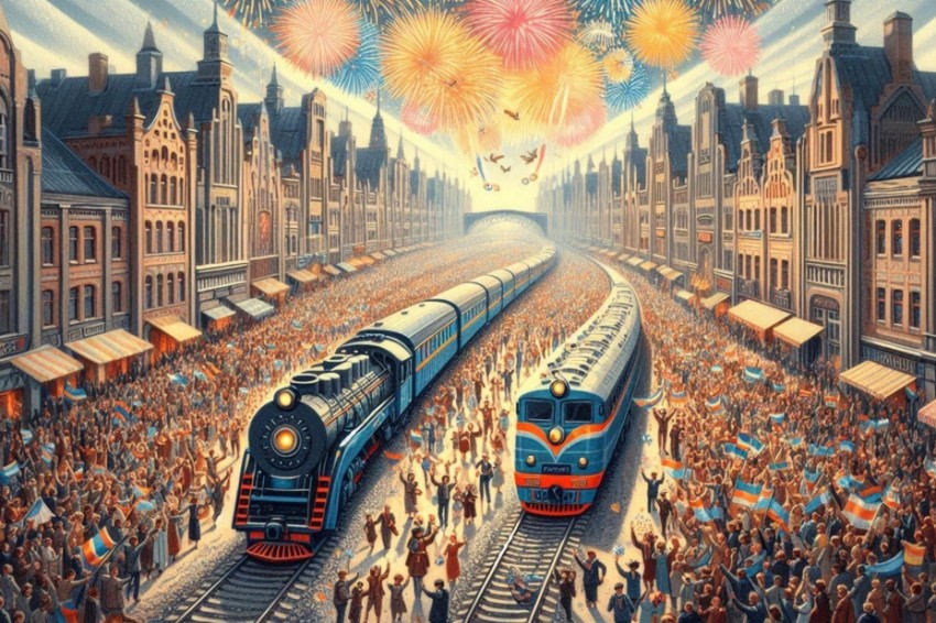 Во время майских торжеств, субурбанские поезда на Калининградской железнодорожной линии будут следовать по графику выходных дней.