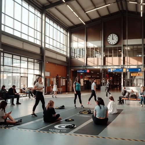 Вокзальные фитнес-зоны: размялись перед долгой дорогой