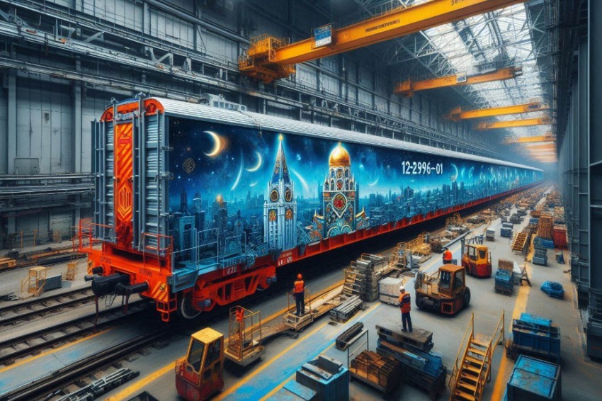 Впервые в России был проведен капитальный ремонт инновационных полувагонов 12-196-01, принадлежащих АО «ФГК».