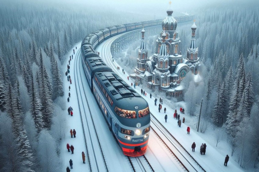 За два года эксплуатации, двухэтажный поезд, следующий по маршруту Уфа - Имеретинский Курорт, перевез 800 тысяч пассажиров.