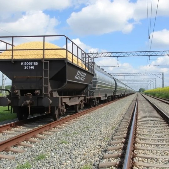 За период с января по июль 2025 года на Калининградской железнодорожной линии объем погрузки зерна увеличился на 33,5%