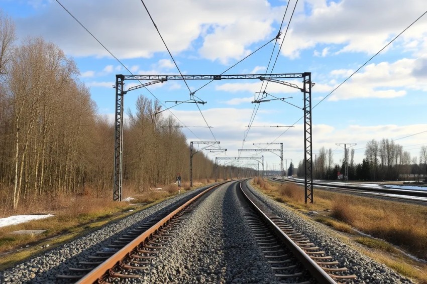 За период с января по июль 2025 года на Октябрьской железнодорожной линии было перевезено 58,4 млн тонн груза.