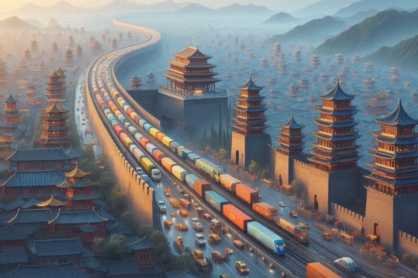 За пять месяцев 2025 года количество грузов, перевезенных через границу с Китаем, увеличилось на 0,9%.