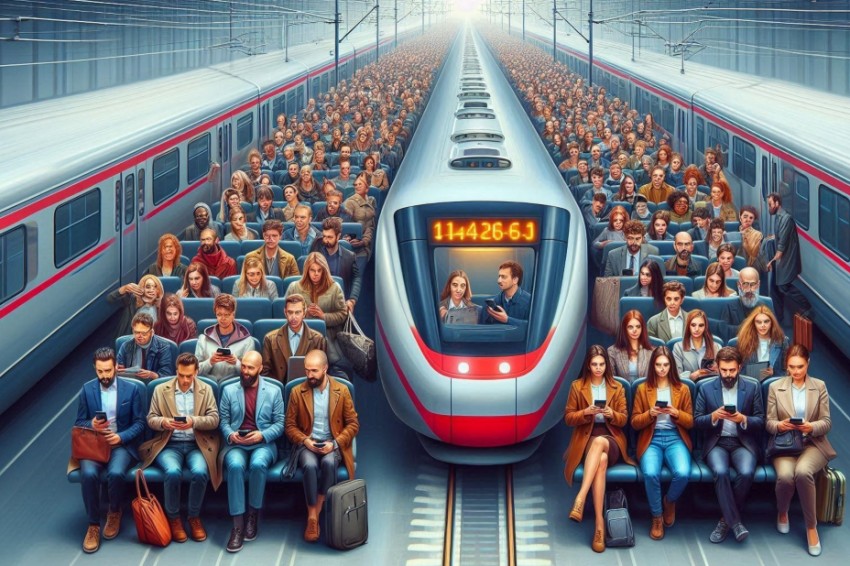 За пять месяцев 2025 года количество пассажиров, путешествующих на скоростных поездах 