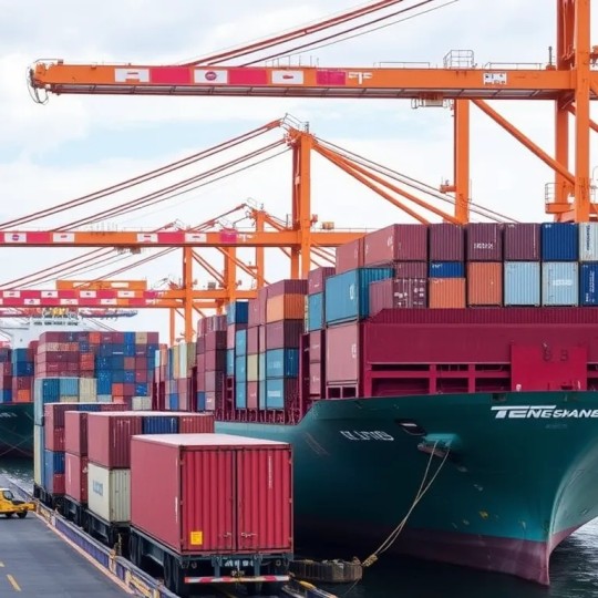 Загрузка товаров для экспорта, направленных в порты, увеличилась на 6,6% в октябре.