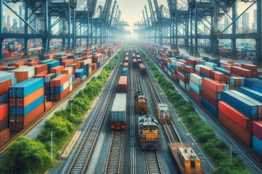 Загрузка товаров для экспорта, направленных к портам Дальнего Востока, увеличилась на 4,2% в первом квартале 2025 года.