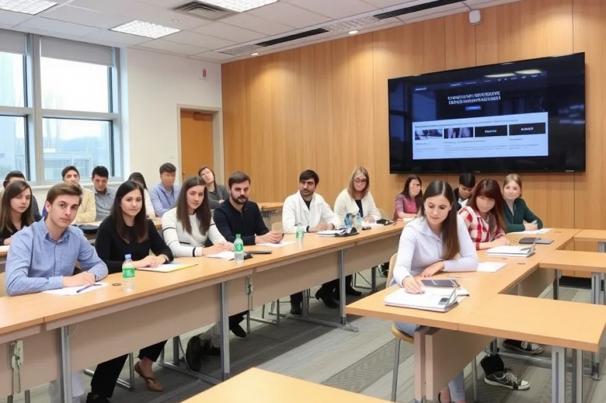 Занятия в Калининградском отделении Петербургского государственного университета транспортных коммуникаций начали первые 40 студентов, обучающихся в очной форме.