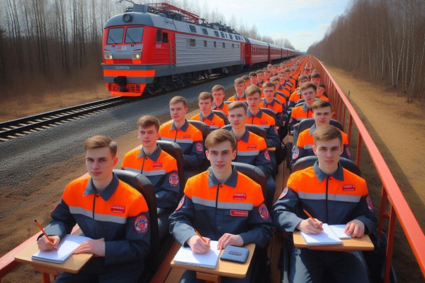 Запущен рабочий семестр студенческих бригад железнодорожного транспорта на Свердловской железной дороге.