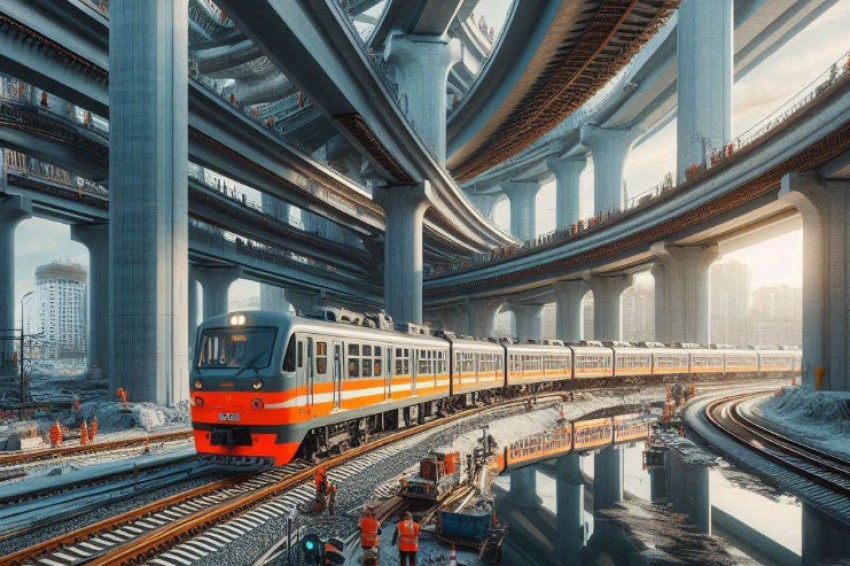 Запущено функционирование поездов по новой ветке на участке БАМа Маревая – Змейка