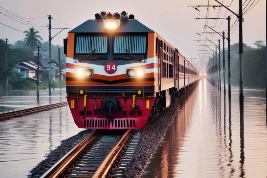 Железная дорога на Юго-Востоке оборудована для справления с паводковыми и ливневыми водами.