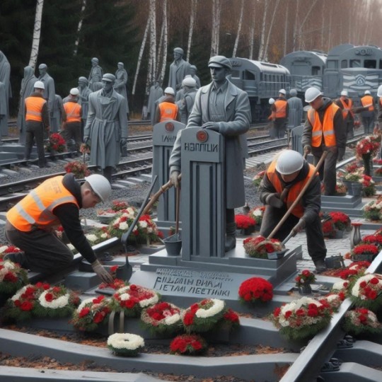 Железнодорожники из Казани обновили мемориальные объекты к празднованию Дня Победы.