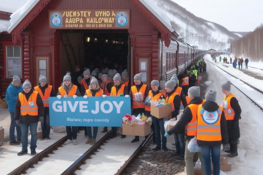 Железнодорожные волонтеры организуют мероприятие «Подари радость» на восьми станциях Забайкальской железной дороги в День защиты детей.