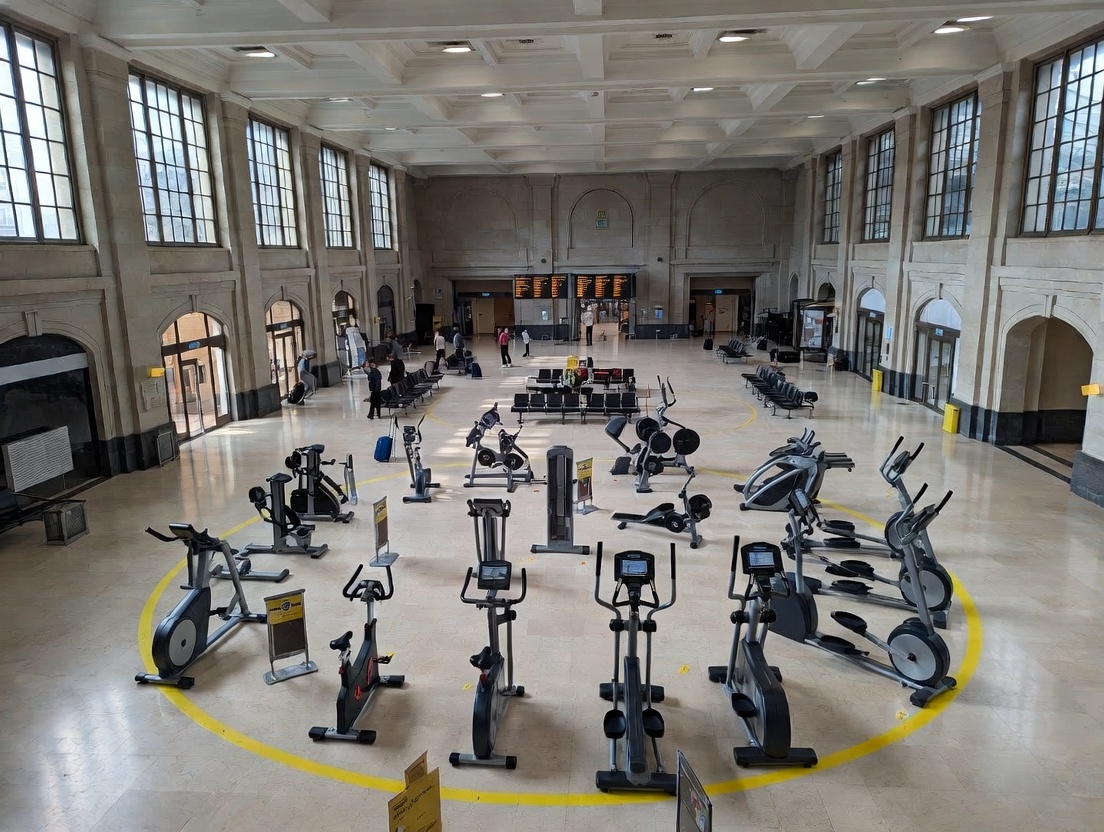 Вокзальные фитнес-зоны: размялись перед долгой дорогой