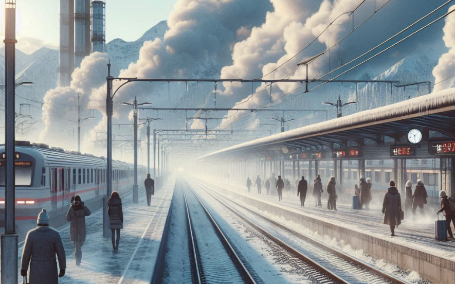 Железнодорожные платформы с подогревом: никакого льда зимой