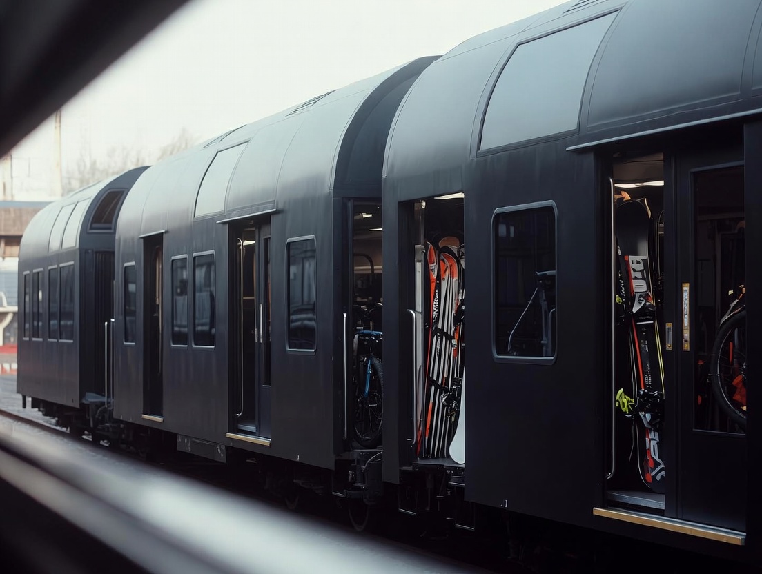 Вагоны для перевозки спортивного инвентаря: лыжи, сноуборды, велосипеды