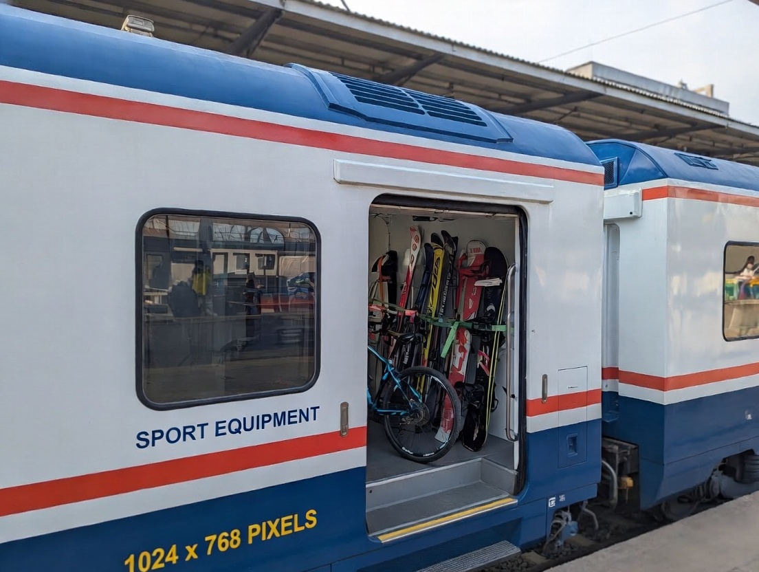 Вагоны для перевозки спортивного инвентаря: лыжи, сноуборды, велосипеды