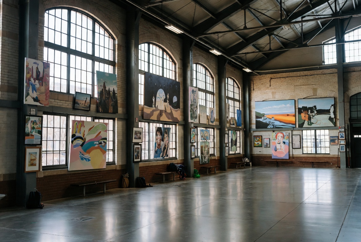 Вокзальные залы ожидания украсили работами местных художников