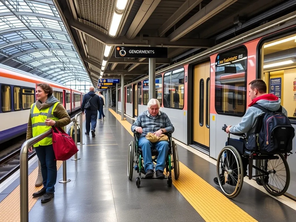 Вокзал без барьеров: удобство для пассажиров с ограниченными возможностями
