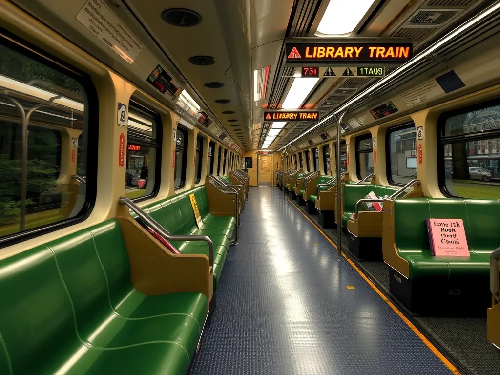 Поезд-библиотека: книги в дорогу для любителей чтения