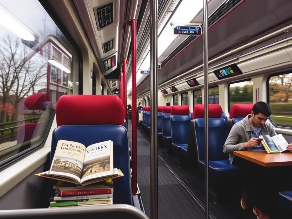 Поезд-библиотека: книги в дорогу для любителей чтения
