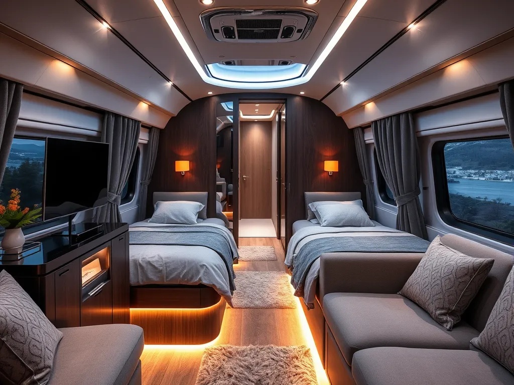 Спальные вагоны класса люкс: отель на колесах с душем и мини-баром