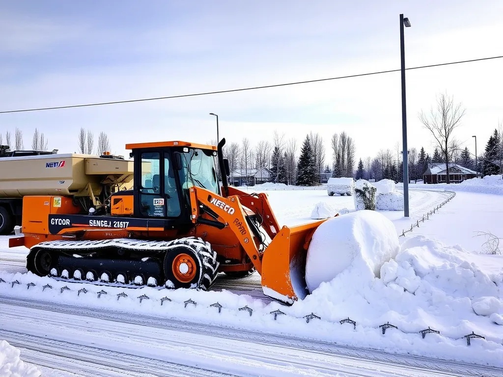 Снегоуборочная техника нового поколения очищает пути за рекордное время