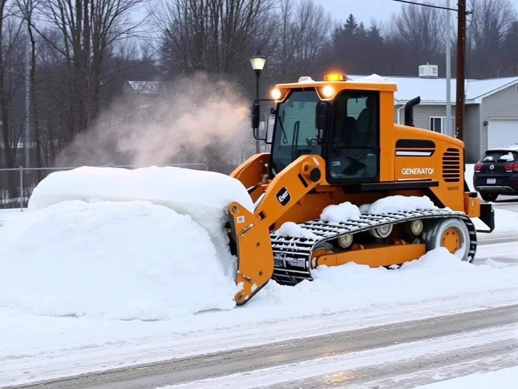 Снегоуборочная техника нового поколения очищает пути за рекордное время