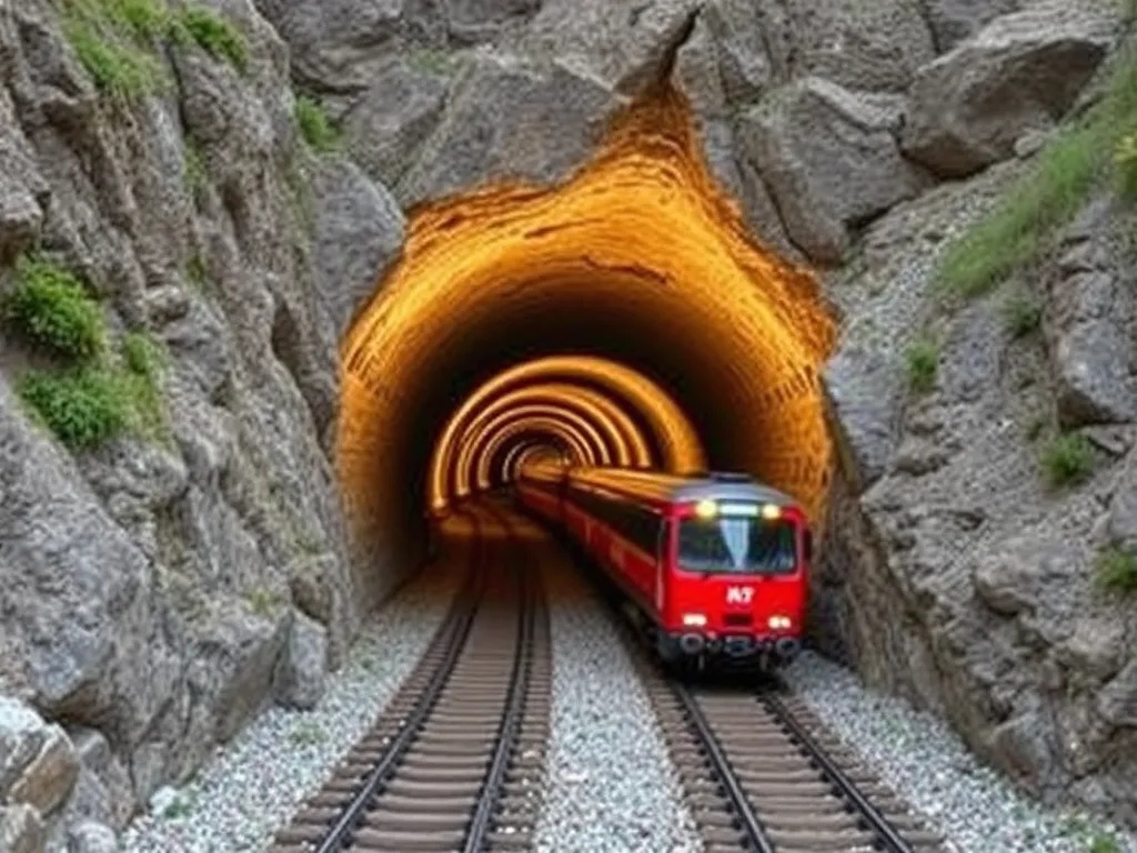 Железнодорожные туннели сквозь горы: как строят подземные магистрали