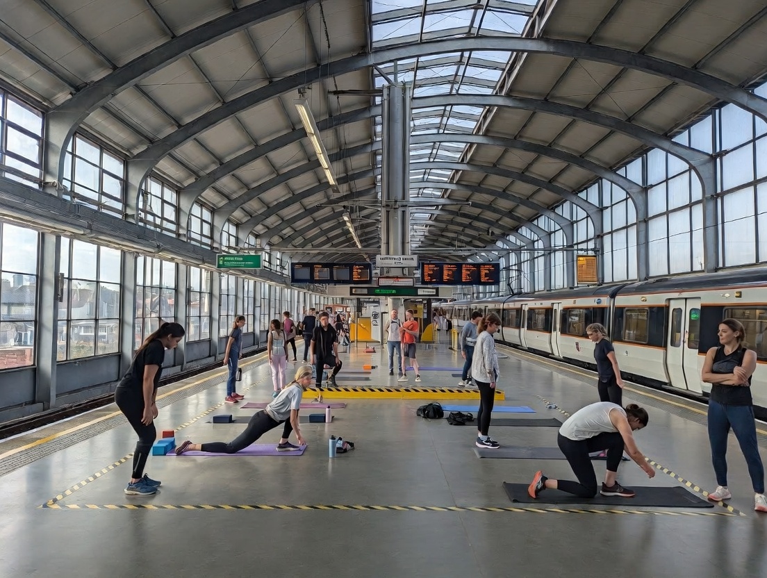 Вокзальные фитнес-зоны: размялись перед долгой дорогой